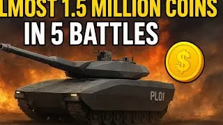 War Machines: PL01 The OP Tank? 1M+ Coins in 5 Matches!! (AbramsX Shocked)  