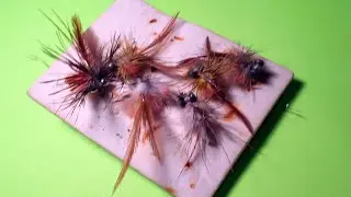 How to Tie THE LONG ISLAND CALICO CRAB FLY - Crabby Flies - SIMPLE QUICK EASY