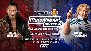 Alex Shelley vs Hiroshi Tanahashi Multiverse United 2 Highlights