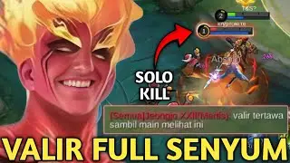KETEMU MUSUH FULL FIGHTER & TANK! VALIR LANGSUNG BIKIN MUSUH LUMPUH BERJAMAAH! MOBILE LEGENDS