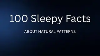 100 Sleepy Facts About Natural Patterns | Calm Narration for Deep Sleep (2 Hours)