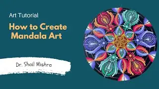 Advanced Mandala Art on MDF Board#DotMandala #HandmadeArt  #ColorfulMandala #BohoDecor #MindfulArt