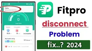 how to fix fitpro device disconnected problem!! fitpro device disconnected problem fix!!
