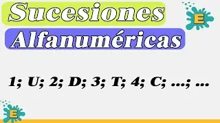 ✅SUCESIONES alfanuméricas || super fácil