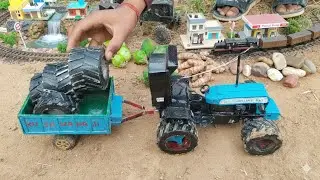 DIY Mini Tractor Builds Strong Brick Bridge + Underground Water Tank | Science Projects | diy 