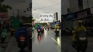 A Rainy Day Morning in Bali 🌧#balimalayalam #lifeinbali