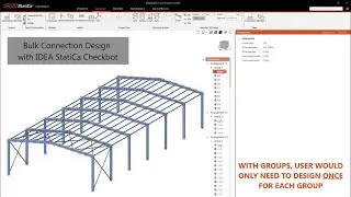 Bulk Connection Design with IDEA StatiCa Checkbot
