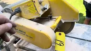 Lot # 19 Qep tile saw