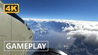A Cinematic Flight with Halo Infinite's Pelican in Microsoft Flight Simulator