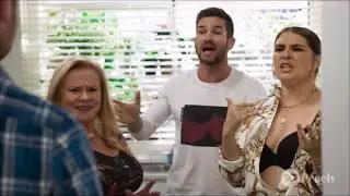 Naomi, Ned, Shelia, Clive, Kyle, Shane scene ep 8367