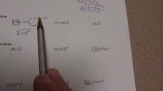 Rewrite a radical expression with a rational exponent #30