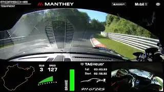 Onboard Porsche 911 GT2 RS Rekordfahrt auf der N&uuml;rburgring Nordschleife