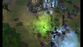 Armies of Exigo - 1v1 (7#) - Lunar[WN] (Beast) vs Clafter[TL] (Fallen) - Darkside Forest 1.4