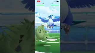 Two Trainers vs. Articuno at GoFest 2018 [Partly Cloudy]