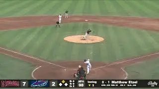 8/12/25: Etzel triples for first Blue Wahoos hit