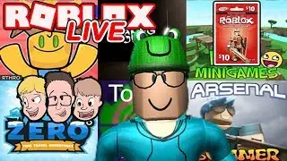 Roblox LIVE with Schlamaddy | New Game Every 15 minutes! | Robux Giveaway | Family Friendly