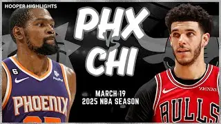 Phoenix Suns vs Chicago Bulls Full Game Highlights | Mar 19 | 2025 NBA Season