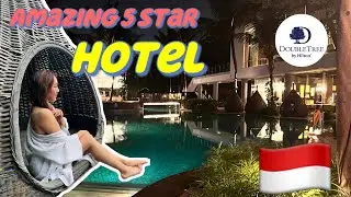 Doubletree by Hilton Jakarta 5-звездочный отель + VIP-доступ | Видеоблог о путешествиях по Индонезии