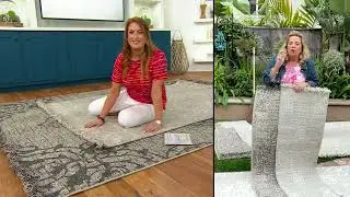 Veranda Living Diamond/Tribal Medallion Indoor/Outdoor Rug Collection on QVC