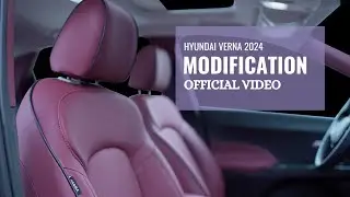 Hyundai Verna 2024 Modification | Alpha 3 Material | Maroon Color | Verna 2024 Modified | truFIT