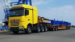 SCANIA R650×Goldhofer☆超重量輸送・工場搬入