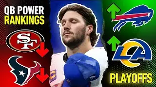 🏈 &iexcl;Los MEJORES y PEORES Quarterbacks En PLAYOFFS! | NFL Power Rankings 2025