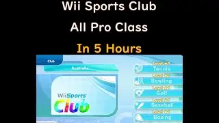 Reaching pro class in every Wii Sports sport as fast as possible (But now in HD (but maybe not HD))