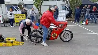 Seeley G50 at Stafford classic bike show 2022