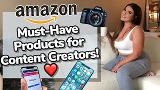 Beginner-Friendly Youtube & Content Creator Filming Equipment from Amazon! (Super Affordable!)