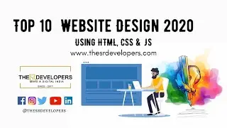 Top 10  Website Design 2020 #thesrdevelopers #webdesign #webdevelopement ##website #template #html