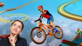 Cycle Stunt Racing Game 💥 | High Speed Bike Tricks 🎮🎯