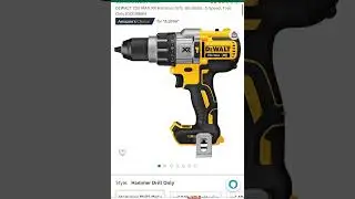 40 % off DEWALT 20V MAX XR Hammer Drill, Brushless, 3-Speed