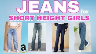 Height कम हो तो कैसी jeans पहने | Jeans for short height girl | Amazon Jeans haul women Try On