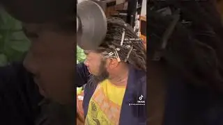He asked me to retwist his Locs so I did #locs  #locstyles #black #blackhair #fyp #dreadlocks