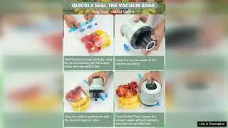 Mason Jar Vacuum Sealer Kit Full Automatic Jar Sealer Vacuum Sealing 3 in 1 Cordless Canning