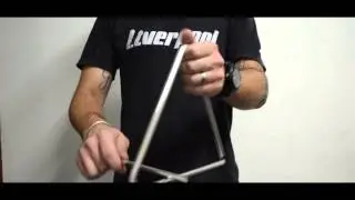 triangulo aluminio 25 cm tenesse