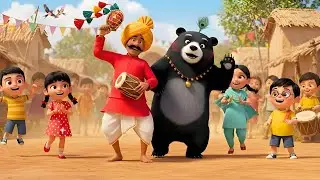 Kalu Madari Aaya | कालू मदारी आया | Nursery Rhyme | poem for kids | Hindi Rhyme | Poem