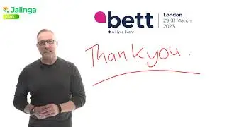 🔥 BETT, thank You! #JalingaUK #BettShow #Bett2023 #exhibition #videostudio #elearning #jalinga