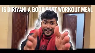The best post workout meal [ D.bapi biriyani ]