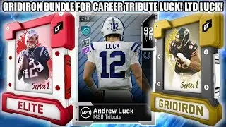 GRIDIRON BUNDLE FOR CAREER TRIBUTE ANDREW LUCK! LTD ANDREW LUCK! | MADDEN 20 ULTIMATE TEAM