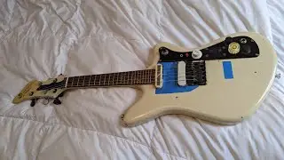 Mosrite Vintage 5 string electric Mandolin w. Sustainer Demo