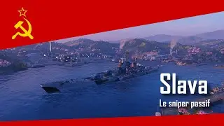 [Wows 9.10] BB T10 URSS Slava - un autre sniper longue distance très passif