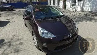 Toyota Aqua G 2014. Красивый пурпурный цвет!
