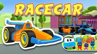 Leo the Truck & Formula 1 - Game Play - Skid Game TV