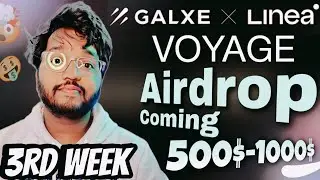 3rd Week Tasks Linea Voyage :: Earn 500$-1000$ From Linea Voyage NFT Week Task.