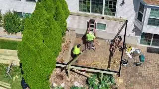 New Deck from start to end - replacing a wood deck with a new composite deck