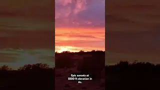 Arizona sunsets 5500 ft elevation #sunset #nature #mountains #arizona  #mountainsunsets