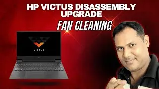 HP Victus Laptop Disassembly & Upgrade | RAM, SSD, HDD, Fan Cleaning & Maintenance Guide