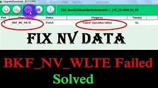 Spd #Nv_WLTE Failed | SPD Write Flash Failed solution | SPD flash tool error solution