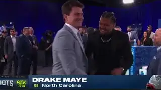 Patriots Draft Drake Maye With The 3rd Pick | 2024 NFL Draft